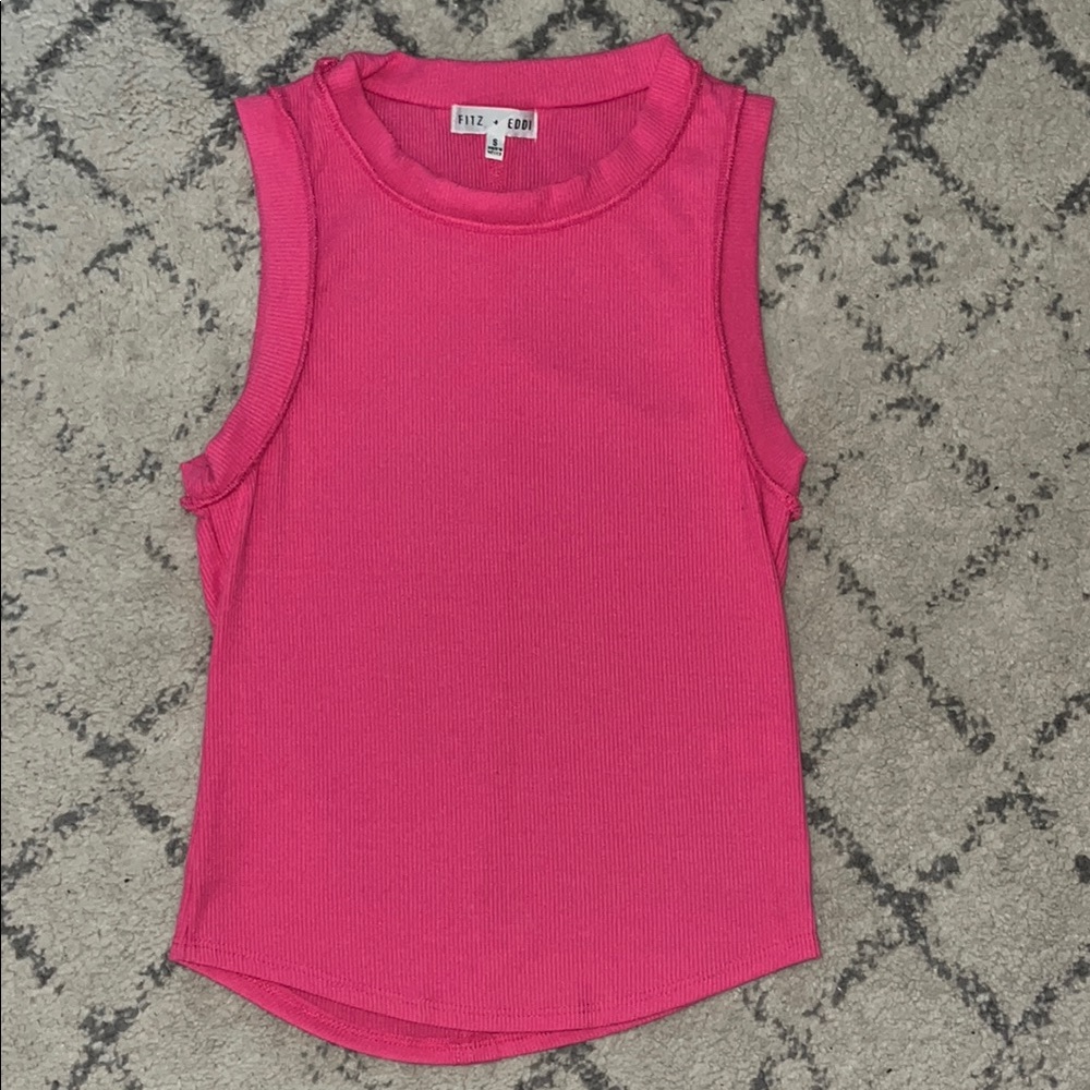 Pink Sleeveless Top